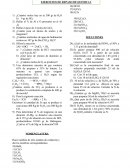 Ejercicio de quimica
