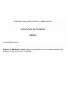 INTRODUCCIÓN A LA FILOSOFÍA DE LA EDUCACIÓN