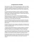 La Segunda Guerra Mundial