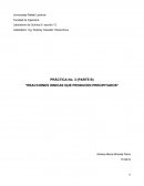 REACCIONES IONICAS QUE PRODUCEN PRECIPITADOS