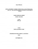 LEER EL DOCUMENTO “TEORÍAS Y MODELOS EN LA SALUD PÚBLICA DEL SIGLO XX.” QUE ENCONTRARÁ EN EL ENTORNO DE CONOCIMIENTO UNIDAD 1.