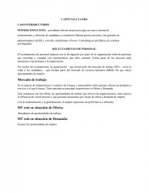 CAPITULO CUATRO CASO INTRODUCTORIO POWERCONSULTING. Página 1