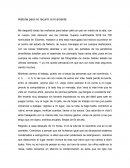 Historia para no recurrir a mi amante