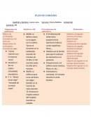 PLAN DE CUIDADOS Diagnostico de enfermería