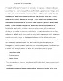 Evolución de la informática