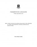 Evolución de las políticas educacionales en Chile: 1980-2000. En C. Bellei, El gran experimento: mercado y privatización de la educación chilena.
