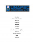 Cuestionario sobre Ajedrez