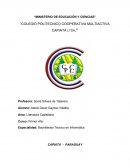 Ensayo Literatura Castellana