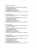 Antecedentes para créditos hipotecarios