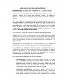 NORMAS DE USO DE LABORATORIOS [RESPONSABILIDADES DEL DOCENTE DE LABORATORIO]
