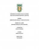 CARRERA ADMINISTRACION PUBLICA Y CIENCIAS POLITICAS