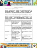 Actividad de aprendizaje 2 Evidencia Valores organizacionales