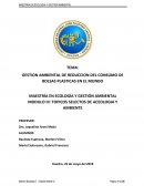 GESTION AMBIENTAL DE REDUCCION DEL CONSUMO DE BOLSAS PLASTICAS EN EL MUNDO