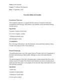 Platos tipicos del Ecuador