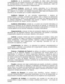 GLOSARIO DE AUDITORIA