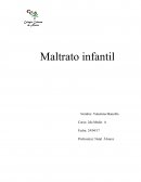 Maltrato infantil trabajo