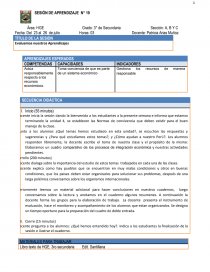 SESIONES DE CLASES. Página 1