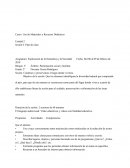 Exploración de la Naturaleza y la Sociedad	Fecha: Del 08 al 09 de febrero de 2018