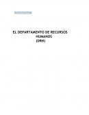 EL DEPARTAMENTO DE RECURSOS HUMANOS