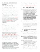 EL LENGUAJE COMO VEHICULO DE CULTURA