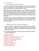 Los meicanos que queremos formar