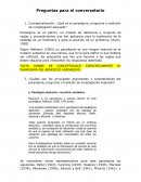 Preguntas para conversatorio - Paradigma Beneficio Verdadero