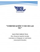 Comunicación y uso de las TIC