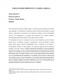 Informe Cristianismo primitivo y Paideia griega