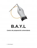 Perfil de negocio B.A.Y.L Centro de preparación universitaria