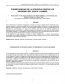 CONSECUENCIAS DE LA VIOLENCIA CONTRA LOS INDIGENAS DEL CAUCA Y NARIÑO