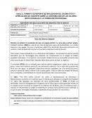 FORMATO DE REPORTE DE REALIZACIÓN DEL DILEMA ÉTICO Y APRECIACIÓN DEL DOCENTE SOBRE LA CONTRIBUCIÓN DE LOS VALORES INSTITUCIONALES A LA FORMACIÓN PROFESIONAL
