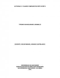 CUADRO COMPARATIVO ERP VS ERPII. Página 1