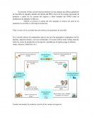 Flujo circular macroeconómico de una empresa que fabrica pantalones de mezclilla de algodón