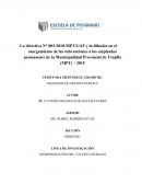 LINEA DE INVESTIGACIÓN ADMINISTRACIÓN DEL TALENTO HUMANO