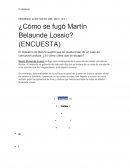 ¿Cómo se fugó Martín Belaunde Lossio? (ENCUESTA)