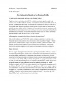 Ensayo del racismo en los Estados Unidos