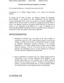 Contrato de Fianza para asegurar una deuda