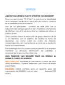 HEINEKEN ¿QUÉ ES PARA USTED EL PLAN FIT 2 FIGHT DE VAN BOXMEER?