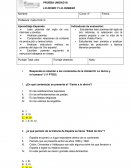 PRUEBA UNIDAD III: LO DIVINO Y LO HUMANO