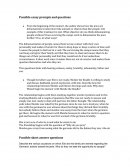 Possible essay prompts and questions