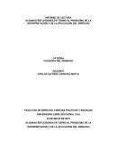 Algunas reflexiones en torno al problema de la interpretacion y de la aplicación del derecho