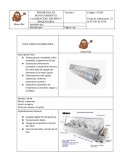 FICHA TECNICA DE BAÑO MARIA