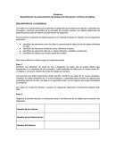 Especificación de requerimientos del sistema de información e informe de análisis.