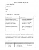 PLAN DE UNIDAD DE APRENDIZAJE