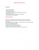 Relleno de mousse de fresa