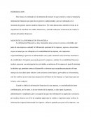 Manejo de la información financiera