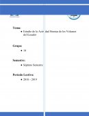 Actividad sismica de los volcanes del Ecuador