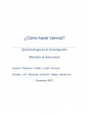 Discusión sobre la naturaleza del método científico