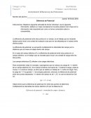 Diferencia de Potencial