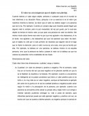 El valor es una exigencia que el objeto nos plantea.